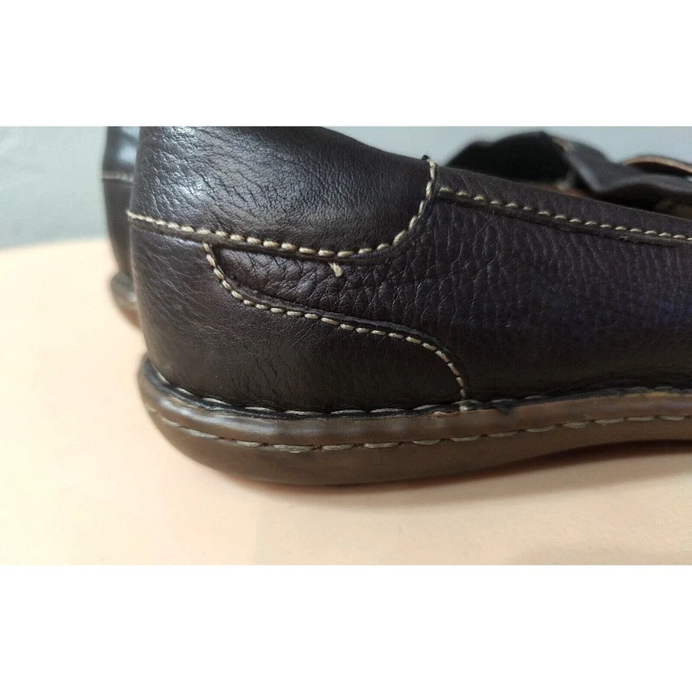 Hush Puppies Professionals Brown Buckle Loafers Men‎ Size 11 Wide Slip On